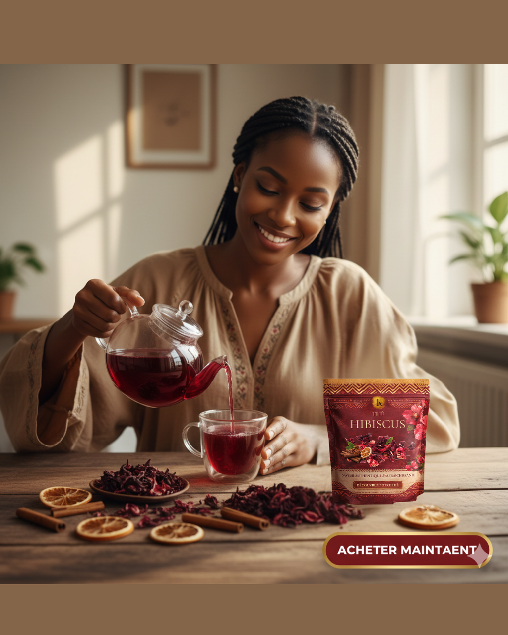 thé d'hibiscus
