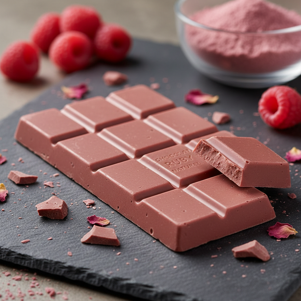 Chocolat rubis rose-rouge