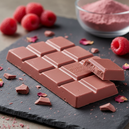 Chocolat rubis rose-rouge