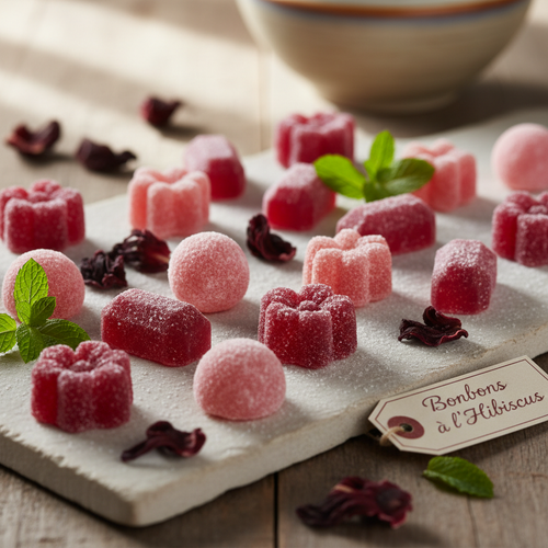 Bonbons à l'hibiscus